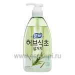Корейское концентрированное средство для мытья посуды Розмарин CJ LION Chamgreen Rosemary