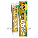 Корейская детская зубная паста со вкусом банана Kerasys Dental Clinic 2080 Kids Banana от 2-х лет 80 гр