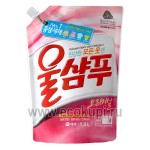 Корейское жидкое средство для деликатной стирки оригинал Kerasys Wool Shampoo Original 1,3 литра запасной блок
