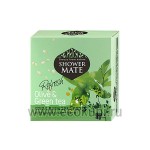 Корейское освежающее мыло оливки и зеленый чай Kerasys Shower Mate Refresh Olive &amp; Green Tea Soap 100 гр