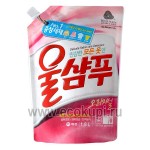 Корейское жидкое средство для деликатной стирки оригинал Kerasys Wool Shampoo Original 1,8 литра запасной блок