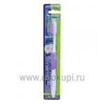 Корейская зубная щетка с ультратонкими щетинками удаление зубного налета мягкая CJ LION Systema Smart Slim Easy Praque 1 шт