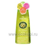 Гидрофильное масло для глубокой очистки пор лица и снятия макияжа с экстрактом оливки Kracie Naive 170 мл