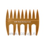 Японский гребень с широкими зубчиками для укладки волос Vess Mesh Styling Comb