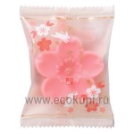 Японское косметическое туалетное мыло Цветок ярко-розовое MASTER SOAP 43 гр
