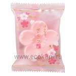 Японское косметическое туалетное мыло Цветок светло-розовое MASTER SOAP 43 гр