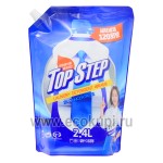 Корейское жидкое средство для стирки антибактериальное биоразлагаемое Сила 5 ферментов KMPC Top Step Laundry Detergent 2400 мл запасной блок