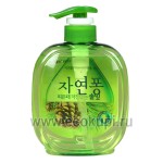 Корейская жидкость для мытья посуды Хвоя LG Natural PongPong Forest 490 мл