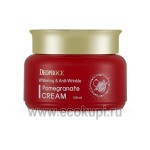 Крем для лица антивозрастной с гранатом Deoproce Whitening And Anti-Wrinkle Pomegranate Cream 100 мл