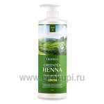 Оздоравливающий шампунь для волос с зеленым чаем и хной Deoproce Green Tea Henna Pure Refresh Shampoo 1000 мл