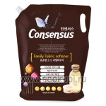 Кондиционер для белья для всей семьи аромат детской присыпки Consensus Fabric Softener 2,1 л мягкая упаковка