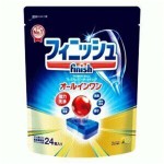 Японские таблетки для посудомоечных машин с ароматом лимона Finish Tablet 24 шт в мягкой упаковке
