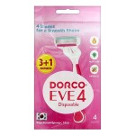 Одноразовые женские бритвенные станки Dorco Eve 4 Disposable FRA200