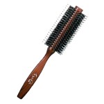 Щетка круглая для укладки волос с натуральной щетиной и нейлоном Vess Excel Mix Roll Brush