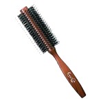 Щетка круглая для укладки волос с натуральной щетиной и нейлоном Vess Excel Mix Roll Brush