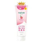 Пенка для умывания с экстрактом листьев персикового дерева Kracie Naive Face Wash 200 гр