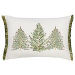 Подушка декоративная с вышивкой Christmas tree из коллекции New Year Essential, 30х45 см