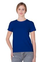Женская футболка базовая с лайкрой