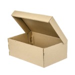 Самосборная коробка для обуви. Обувная коробка 300*200*110 мм. Коробка для хранения обуви.
