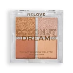 Relove by Revolution - Тени для век Pocket Palette, Coconut Dream, 2.9 г