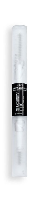 Relove by Revolution - Гель для бровей и ресниц Gel for eyebrows Glossy Fix 2 в 1, прозрачный