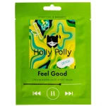 Holly Polly - Тканевая маска для лица, Детокс на кремовой основе Feel Good с Углем и экстрактом Бамбука, 22 г