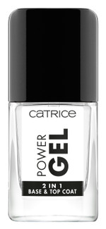 CATRICE - Базовое и верхнее покрытие для ногтей 2 в 1 Power Gel 2in1 Base &amp; Top Coat, прозрачный, 10.5 мл