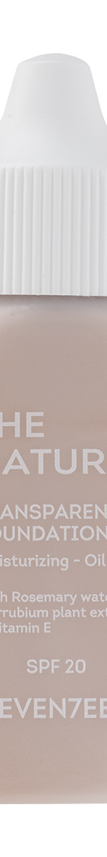 Seventeen - Тональный крем с естественным покрытием The Natural Transparent Foundation, 01