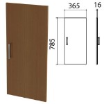 Дверь ЛДСП низкая “Монолит”, 365х16х785 мм, цвет орех гварнери, ДМ41.3