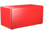 Пф-02 Пуфик прямоугольный цвет красный