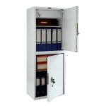 Шкаф металлический для документов ПРАКТИК “SL-125/2Т”, 1252х460х340 мм, 31 кг, 2 отделения, сварной
