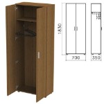 Шкаф для одежды “Канц”, 700х350х1830 мм, цвет орех пирамидальный, ШК40.9