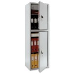 Шкаф металлический для документов ПРАКТИК “SL-150/2Т”, 1490х460х340 мм, 36 кг, 2 отделения, сварной