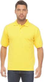 Рубашка ПОЛО желтая  (ХХХХХL (60))