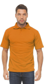 Рубашка ПОЛО оранжевая (ХХХХХL (60))