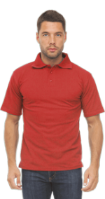 Рубашка ПОЛО красная  (ХХХХL (58))