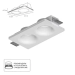 A9283PL-2WH Светильник потолочный гипсовый INVISIBLE для MR16 120x220x42мм