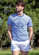 Летняя мужская футболка Ferrucci FE_2717 Aliscafo blue