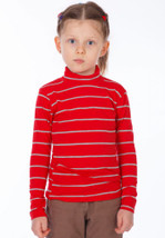 Водолазка для девочек Snelly _4250 rosso