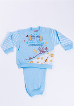 Пижама для малыша из тонкого хлопка Stella Due Gi N2356