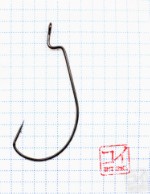 Крючок Koi Wide Range Worm № 5⁄0 , BN, офсетный (10 шт.) KH6221-5/0BN