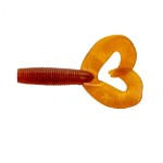 Твистер Helios Credo Double Tail 1,96”/5 см, цвет Honey 10 шт HS-27-043