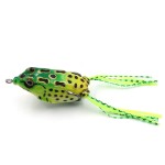 Лягушка-незацепляйка Namazu FROG, 55 мм, 8 г, цвет 18, YR Hooks (BN) #2 N-F55-8-18