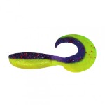 Твистер Yaman PRO Mermaid Tail, р.3 inch, цвет #26 - Violet Chartreuse (уп. 10 шт.) YP-MT3-26