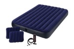 Надувная кровать Intex 64765 + 2 подушки и насос