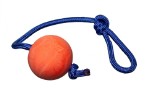 Игрушка для собаки из резины Каскад Мяч на веревке, плавающий 6 см
