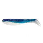 Виброхвост Helios Chubby 3,55”/9 см, цвет Blue Sparkles &amp; White 5 шт HS-4-026