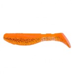 Виброхвост Helios Chubby 3,55”/9 см, цвет Orange &amp; Sparkles 5 шт HS-4-022