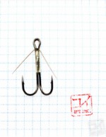 Крючок Koi Weedless Double Hook № 2 , BN, двойник незацепляйка (5 шт.) KH2325-2BN