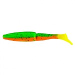 Виброхвост Helios Guru 3,0”/7,62 см, цвет Pepper Green &amp; Orange LT 9 шт HS-29-032